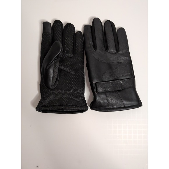 Pair Of Winter Gloves Warm , Windproof, & Touchscreen For Unisex Black Size L - Picture 7 of 7
